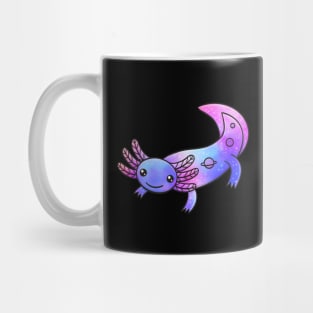 Cute Cosmic Axolotl in Space Mug